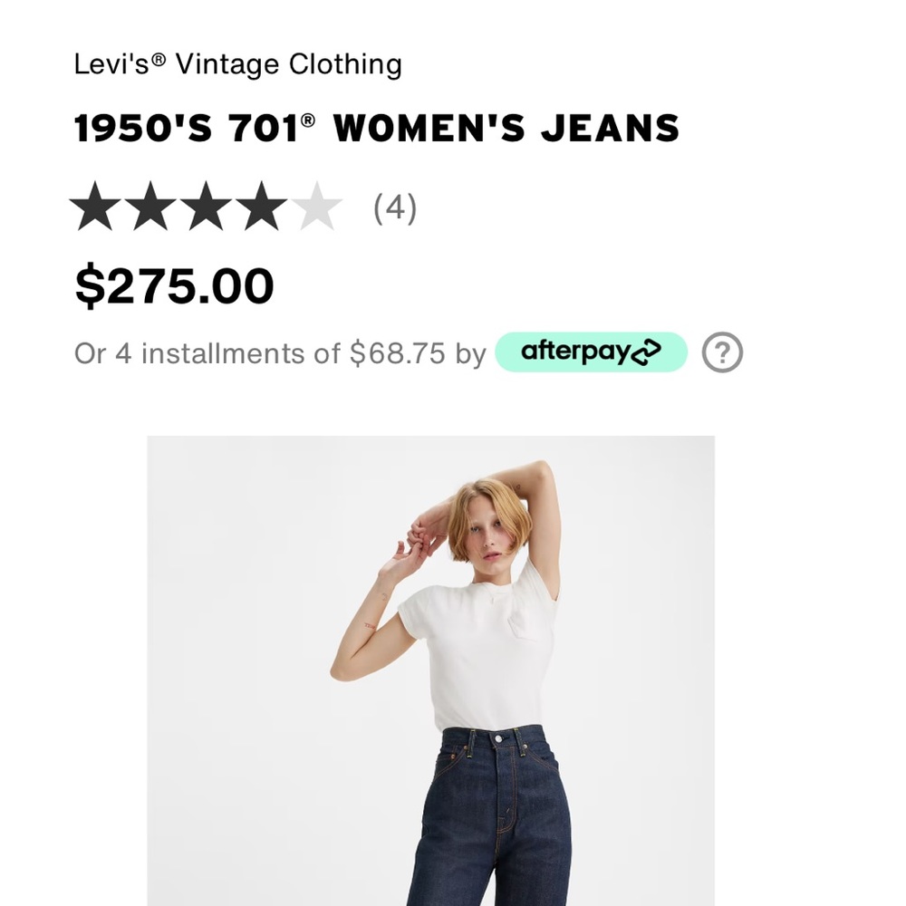 Levi’s 1950s 701 jeans - Picture 4 of 4